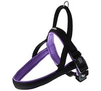 Nobby Norweger Preno - Arnés de malla S-M (L: 38-50 cm + 36 cm; B: 20/25 mm), morado