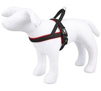 Nobby Norweger Preno - Arnés de malla S-M (L: 38-50 cm + 36 cm; B: 20/25 mm), rojo