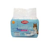 Nobby Pañales para Mujer, 12 Unidades Perros, Blanco, S 28-40 cm