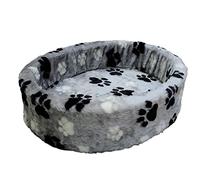 Nobby Patas de Cama de Felpa, 80 cm, Color Gris