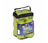 Nobby Pelota de Tenis con Squeaker (5,5 cm, 12 Bolsas de Malla)