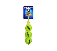 Nobby pelota de tenis con squeaker S 5,0 cm, red de 3 unidades