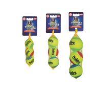 Nobby pelota de tenis con squeaker, surtido XS 4,0 cm; red de 3 unidades