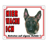 Nobby Placa de advertencia Malinois 250 x 200 mm