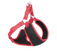 Nobby Plato "Black Mesh Reflect" rojo L: 48-56 cm + 50 cm, A: 15 mm