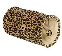 Nobby Plush Tunnel, Leopard/Beige
