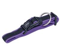 Nobby Preno - Collar de Malla para Perro, 30-45 cm, 20-25 mm, Color Morado
