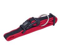 Nobby Preno - Collar de Malla para Perro, 45-65 cm/25-35 mm, Color Rojo