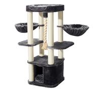 Nobby rascador "MUGLA" gris oscuro; 50 x 50 x 121 cm