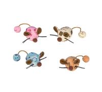 Nobby ratón de felpa con hierba gatera 6 cm 2 piezas surtidas