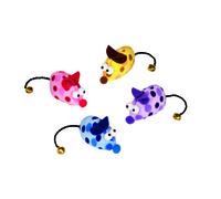 Nobby Ratón de peluche con catnip 6,5 cm 2 uds. surtido