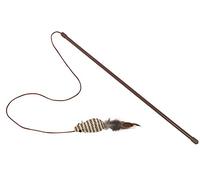 Nobby Angel con ratón sonajero con plumas, palo de 45 cm, ratón de 7 cm.