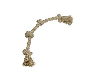 Nobby Rope Toy, Spielseil Sisal-Cotton-Mix natur 60 cm; 260 g; 4 Knoten
