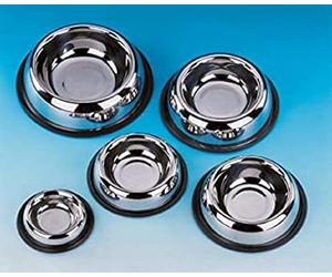 Nobby Royal Gamelle - Bandeja de Acero Inoxidable para Perros (15,5 cm, 0,20 L)