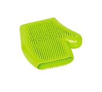Nobby Rubber Massage Glove, Green