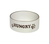 Nobby s Hungry - Cuenco de cerámica para Perros, Crema, 7 Pulgadas