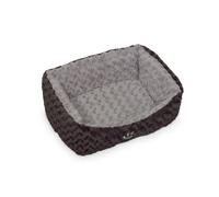 Cama de confort Nobby "SEOLI" L x A x H: 60 x 48 x 19 cm gris oscuro / gris claro