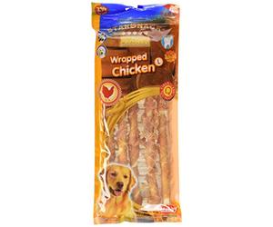 NOBBY Snack poulet stick enrobé pour chien L 25cm/Ø7-8mm