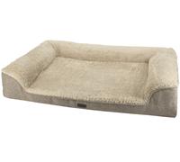 Nobby sofá ortopédico de confort rectangular "CALBU" beige 100 x 65 x 19 cm