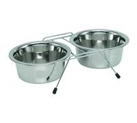 Nobby soporte para cuencos DOUBLE DINER 2 x Ø 21,0 cm 1,80 ltr. incl. 2 cuencos