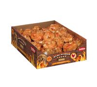 Nobby StarSnack Barbacoa Pollo Donut S Display 80 St, aproximadamente 5,0 cm, 25 g