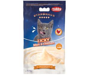 Nobby StarSnack LICKY Malta y Pollo 25 x 15 g