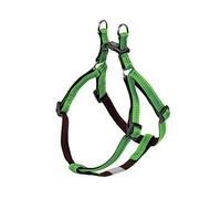 Nobby Suave Agarre arnés del Perro, 40 - 56 cm/15 mm, luz Verde/marrón