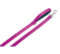 Nobby suave agarre perro plomo, 120 cm/15 mm, color morado/negro