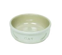 Nobby tazón de cerámica "CAT" Ø13,5 X 5 cm blanco / beige