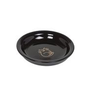 Nobby tazón de leche de cerámica para gato "Golden Cat" negro Ø 14,0 x 2,0 cm, 0,1 l