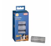 Nobby TidyUp - Bolsas para excrementos con impresión de patas (10 rollos, 15 unidades), color gris claro