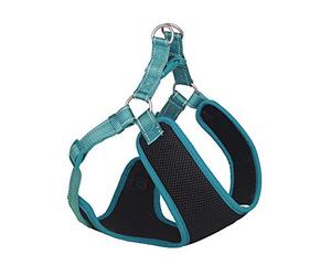 Nobby Vajilla Black Mesh Reflect Turquesa L: 41-46 cm + 42 cm, Ancho 10 mm
