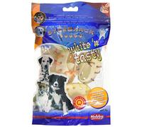 Nobby White´n Tasty - Zapatos para Masticar (7,5 cm, 55 g, 5 Unidades), Multicolor