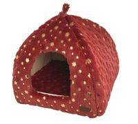Nobby Xmas Cueva Snowflake Burdeos, 40 x 40 x 30 cm