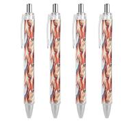 Nobel - Bolígrafo retráctil con cara de caballo de 0,5 mm de punta fina, flexible, redondo, para mayor comodidad de escritura, 1 unidad como se muestra en la imagen 1