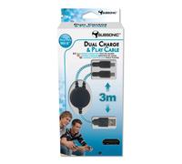 Nobilis - Play & Charge Dual (Cable Para Dos Mandos) (Nintendo Wii U)