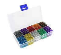 NOBIRTBSA Fusibles y Accesorios for Coche 100 unids/Lote Surtido de fusibles de Hoja estándar for Coche 2A 3A 5A 7.5A 10A 15A 20A 25A 30A 35A for vehículo Motocicleta Barco camión