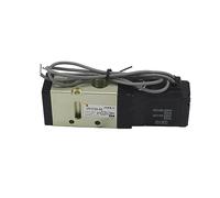 NOBIRTBSA Válvula Solenoide neumática de 1/4 ", 5 Puertos, 2 Posiciones, VF3130-02 DC12V 24V AC 220V 110V 380V(Dc24v)