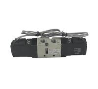 NOBIRTBSA Válvula Solenoide neumática de 1/4 ", 5 Puertos, 2 Posiciones, VF3230-02 DC12V 24V AC 220V 110V 380V(AC110V)