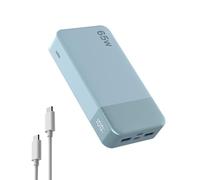 NO ateria Externa Carga rapida 20000mAh 65W, Power Bank con Pantalla Digital y Dual USB-C/USB-A para Laptop, Teléfono, Tablet, Bateria portatil
