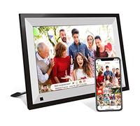 NOBKLEN Marco de fotos digital grande de 10.1 pulgadas con pantalla táctil IPS Full HD, marco inteligente WiFi de 32 GB para compartir fotos y videos al instante desde cualquier lugar a través de la