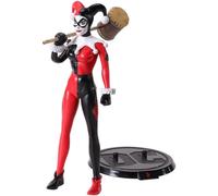 Noble Collection DC Comics Figura Flexible Harley Quinn Jester 16cm