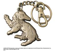 Noble collection- hufflepuff - llavero para adultos, color dorado, nn7