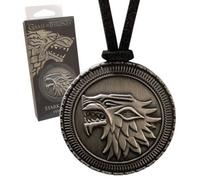 Noble Collection Juego de Tronos Colgante de Metal Stark Shield