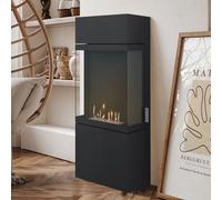 Noble Flame Lasso [Chimenea De Etanol Cerrada]: Negra