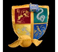 Harry Potter - Hogwarts crest and Golden Snitch plush / zestaw pluszaółw Harry Potter: poduszka herb Hogwartu oraz Złoty Znicz