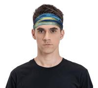 Noble Mountain Streams - Diadema deportiva unisex, transpirable y húmeda, adecuada para correr, ciclismo, yoga, esperar deportes
