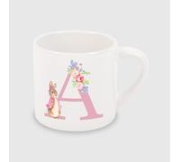 Noble & Page Bright & Fun - Taza irrompible de polímero de 6 onzas, rosa, Peter Rabbit