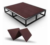 Noble Realm Bunkie Board de 10 mm (tamaño Queen) marrón y diseño ligero | Tabla de soporte de cama de perfil bajo para debajo del colchón, transpirable, minimiza el ruido, resistente a la humedad |