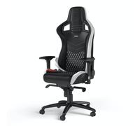 Noblechairs Epic cuero negro / blanco / rojo - Silla